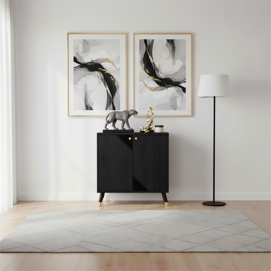 Obsidian 2-Door Cabinet